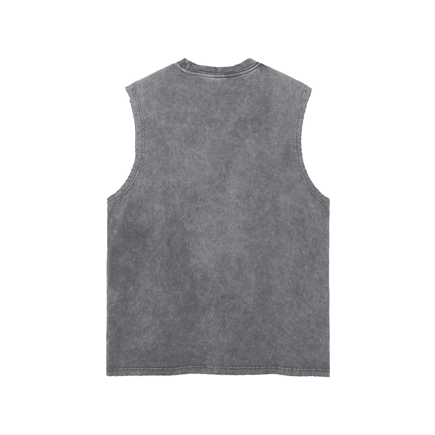 Washed Sleeveless - Black print