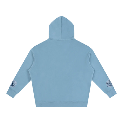 Handwriting Hoodie - Blue Rose