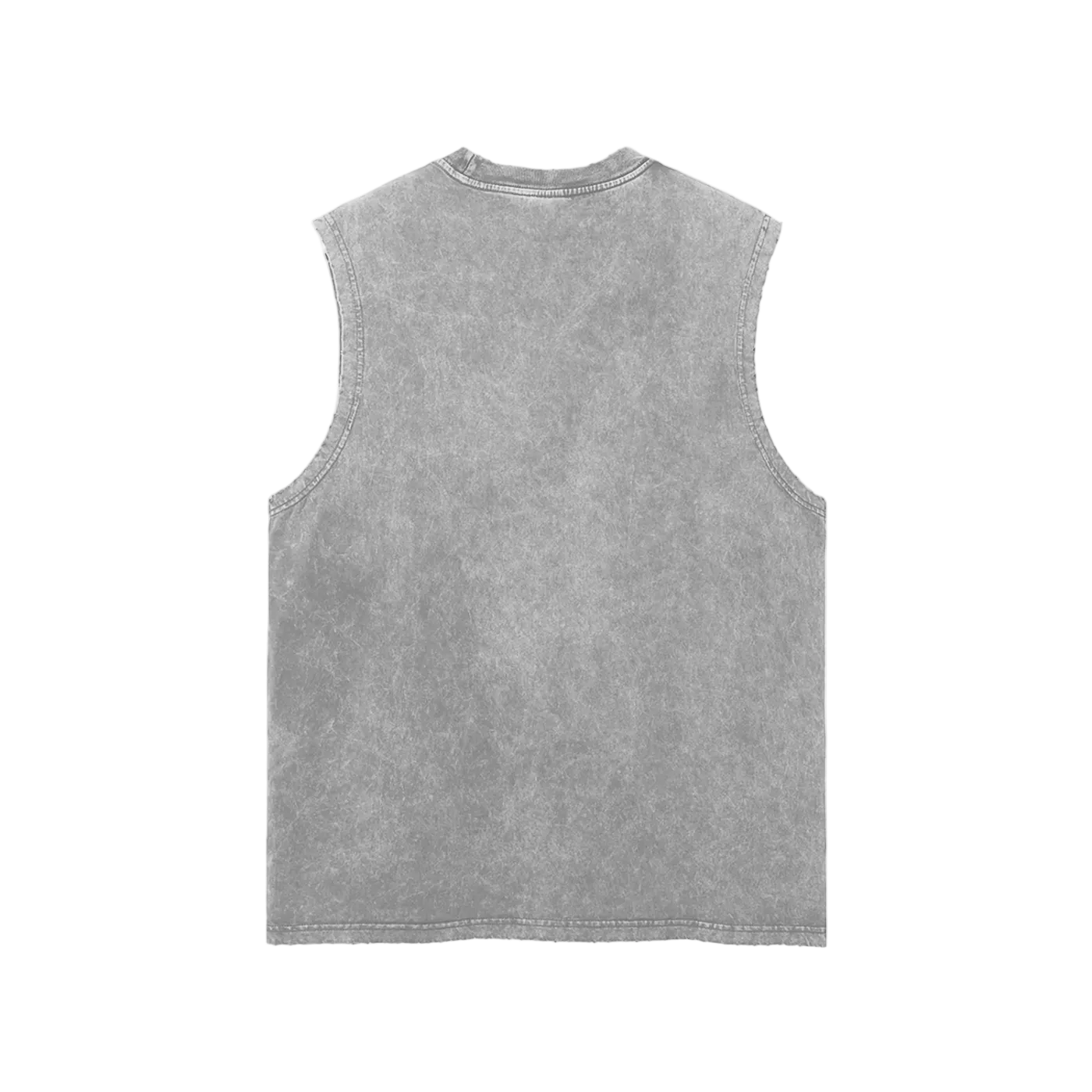 Washed Sleeveless - Black print