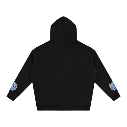 Handwriting Hoodie - Blue Rose