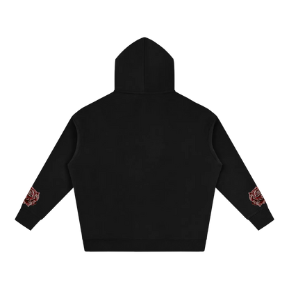 Handwriting Hoodie - Red Rose