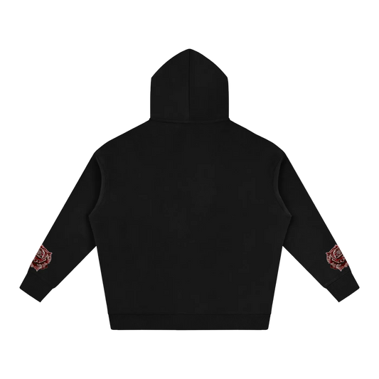 Handwriting Hoodie - Red Rose
