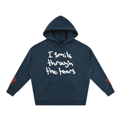 Handwriting Hoodie - Red Rose