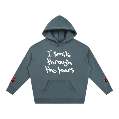 Handwriting Hoodie - Red Rose
